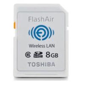 Toshiba 8GB FlashAir Wireless SD Card, Speed Class 6 