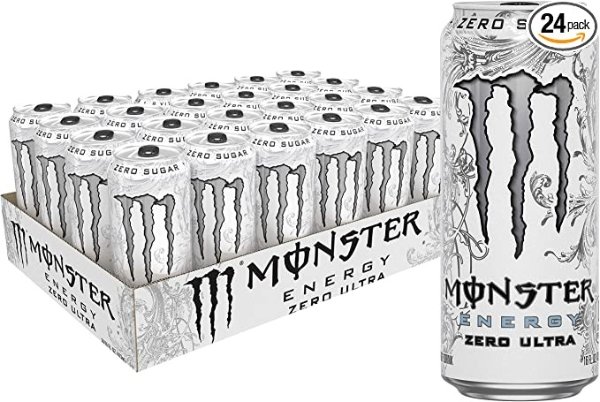 Zero Ultra, Sugar Free Energy Drink, 16 Ounce (Pack of 24)