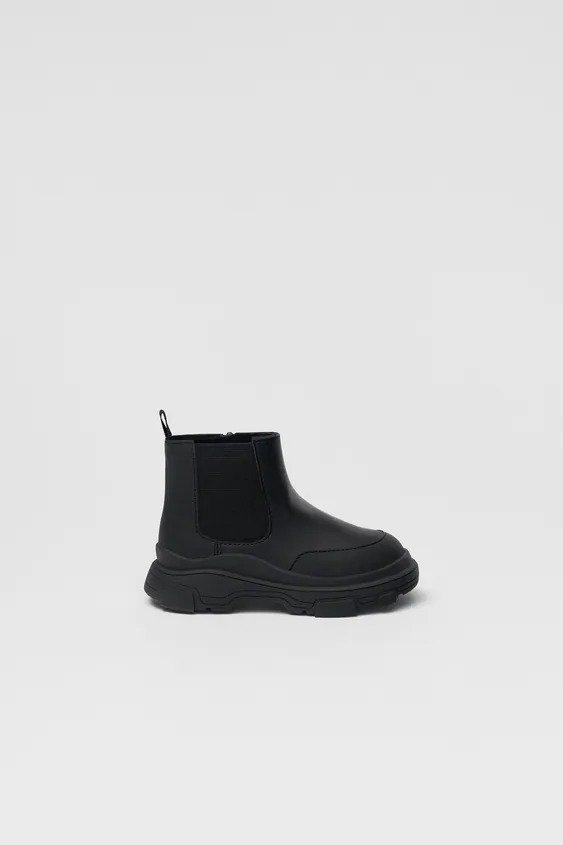 ANKLE BOOTS WITH ELASTIC INSERTS