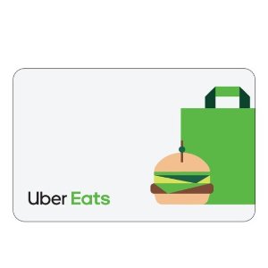 UberEats 电子礼卡限时优惠，$42.5入价值$50面值