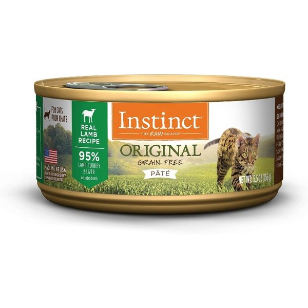 Grain Free Wet Cat Food Pate, Original Recipe Natural Canned Cat Food