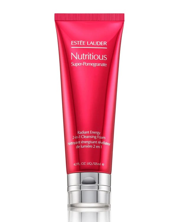 Nutritious Super-Pomegranate Radiant Energy 2-in-1 Cleansing Foam, 4.2 oz./ 125 mL