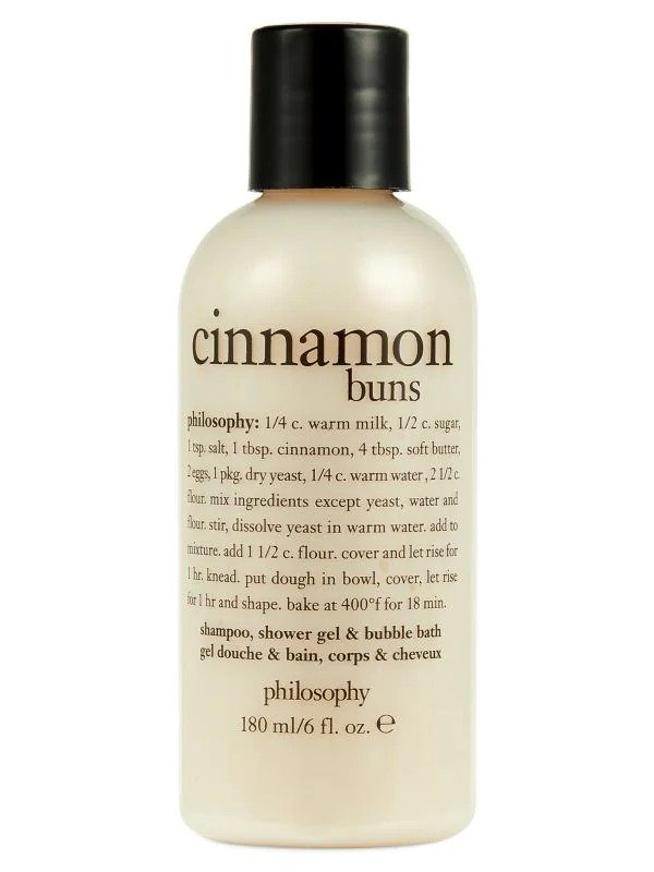 Cinnamon Buns 3-In-1 Shower Gel, Bubble Bath & Shampoo