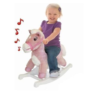Rockin' Rider Rocking Pony-Pink @ Amazon