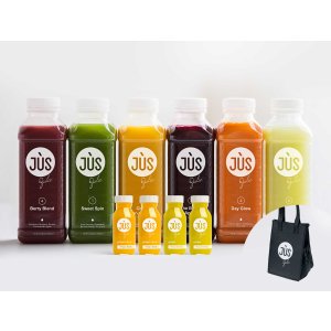 Get the 3-Day Cleanse + 12 Booster Shots + Bonus Tote Bag + Free S&H @ Jus by Julie