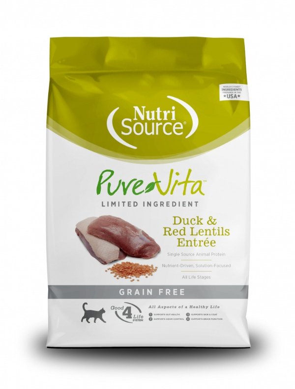 PureVita Grain Free Duck & Red lentils Dry Cat Food | Petflow