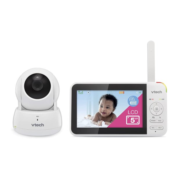 VM924 Remote Pan-Tilt-Zoom Video Baby Monitor, 5" LCD Screen