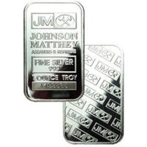 Johnson Matthey 1 Troy Ounce .999 Fine Silver Bar --- SKU27020