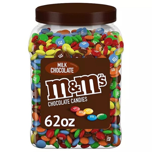 M&M's 牛奶巧克力豆 62 oz.
