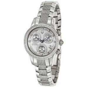 Bulova Women's Accutron Masella Diamond-Bezel Watch 63R34