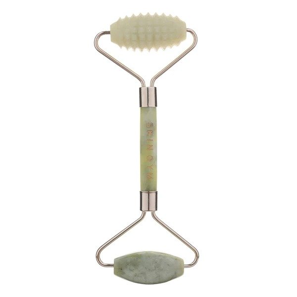 Double Duty Smooth & Textured Jade Face Roller