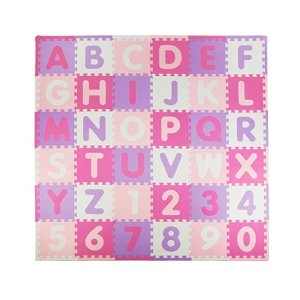 Tadpoles 儿童36片字母游戏垫，3.35平方米