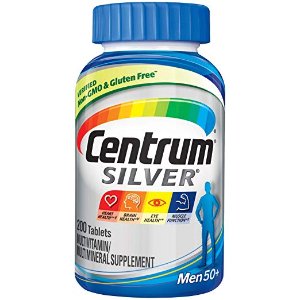 Centrum Silver Men Multivitamin Supplement Tablet, Vitamin D3 200 Count