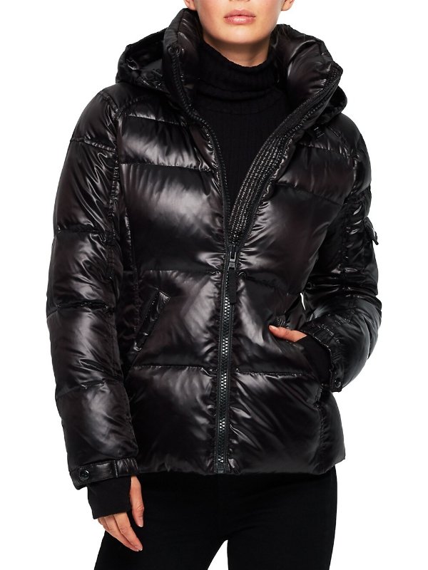 Kylie Quilted Down Puffer Jacket