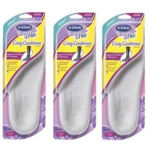 3-Pairs Dr. Scholls for Her Cozy Cushions