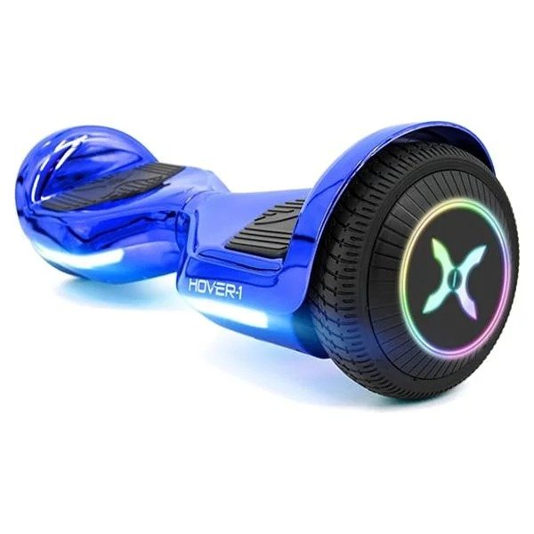 All-Star Hoverboard for Children, 6.5 in LED Wheels, 220 lb Max Weight, Blue
