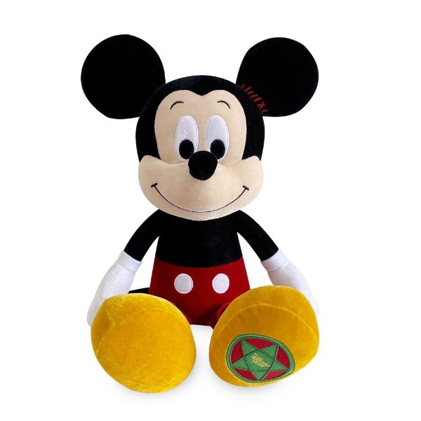 Mickey Mouse Vintage Holiday Plush – 18'' | shopDisney