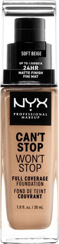 NYX Professional Makeup Can't Stop Won't Stop 24HR Full Coverage Matte Foundation | Ulta Beauty