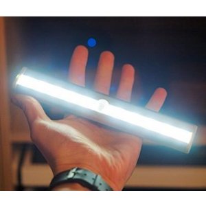 OxyLED T-02 DIY Stick-on Anywhere Portable 10 LED Wireless Motion Sensing