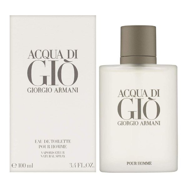 Acqua Di Gio for Men, Eau De Toilette Spray 3.4 Fl Oz