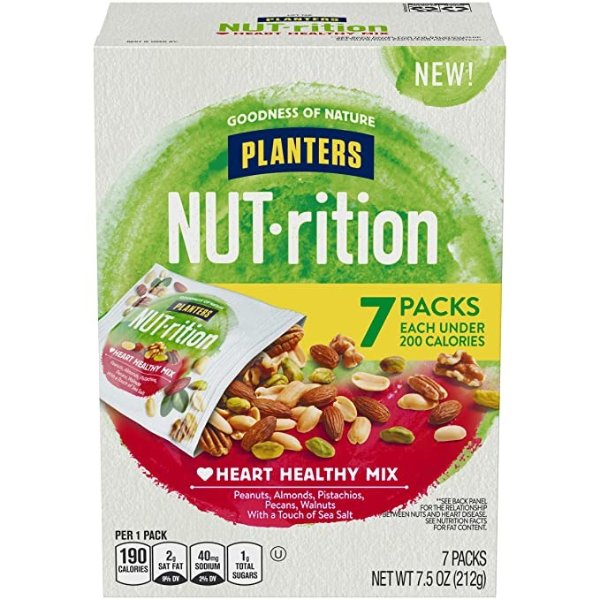 NUTrition 有益心脏健康综合坚果 7.5oz 7包
