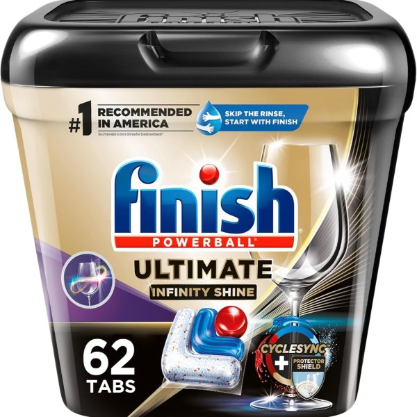 Ultimate Plus Infinity Shine - 62 Count - Dishwasher Detergent