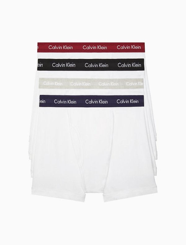 Cotton Classic 4 Pack Holiday Boxer Brief