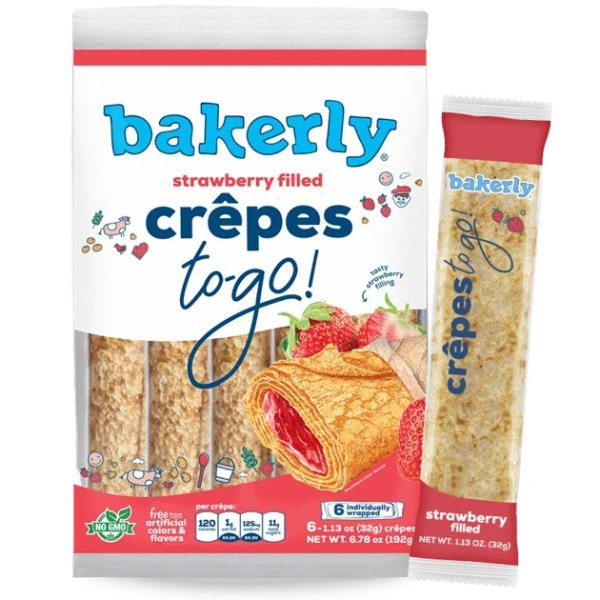 strawberry crepes to-go!