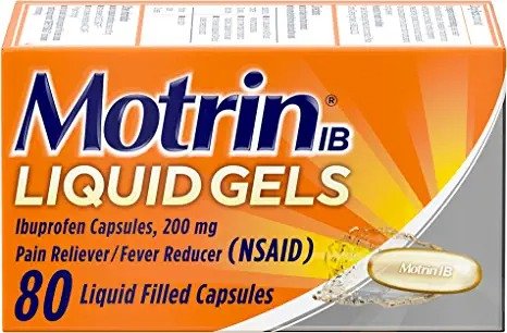 IB Liquid Gels, Ibuprofen 200 mg, Pain Reliever & Fever Reducer Minor Arthritis Pain, Muscular Aches, Headache, Menstrual Cramps & Backache, NSAID, 80 Ct