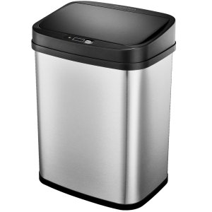 Today Only: Insignia™ 3 Gal. Automatic Trash Can Stainless steel