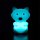 LED Nursery Fox Night Light for Kids LumiPets Cute Animal Silicone Baby Night Light with Touch Sensor - Portable and Rechargeable Infant or Toddler Color Changing Bright Nightlight & Baby Gifts
