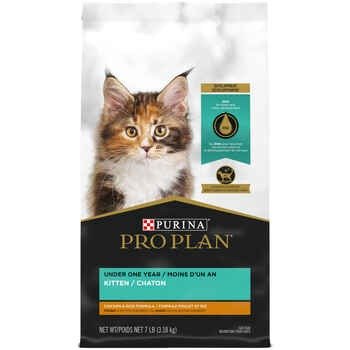 Pro Plan Kitten Chicken & Rice Formula Dry Cat Food 7 lb Bag | 1800PetMeds