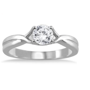 Dealmoon Exclusive: Szul 1/2 CARAT DIAMOND SOLITAIRE RING IN 14K WHITE GOLD