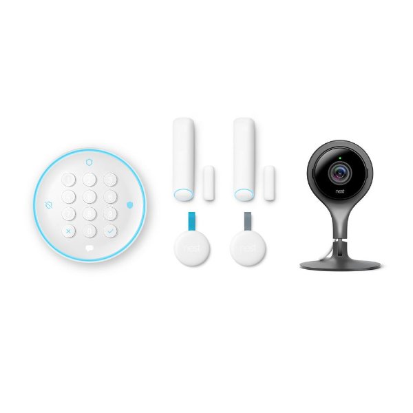 Nest 家庭安防系统套装 含门窗感应器、摄像头、基站