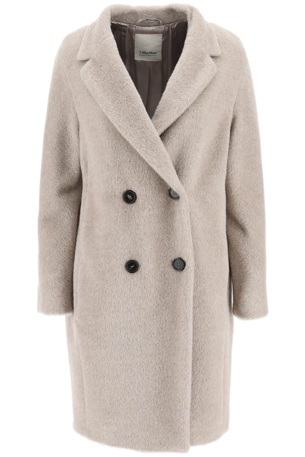 'roseto' wool and alpaca coat