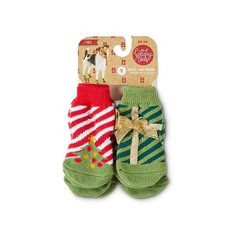 Deck the Paws Christmas Dog Sock Set, Small | Petco