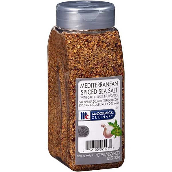 Culinary Mediterranean Spiced Sea Salt, 13 oz