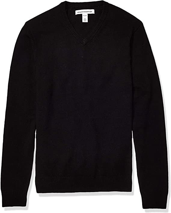 Amazon Essentials Men's Midweight V-Neck Cotton Sweater