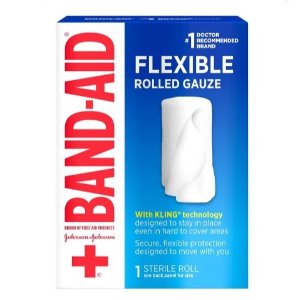 Band-Aid First Aid Product Flexible Rolled Gauze 2in x 2.5 yds