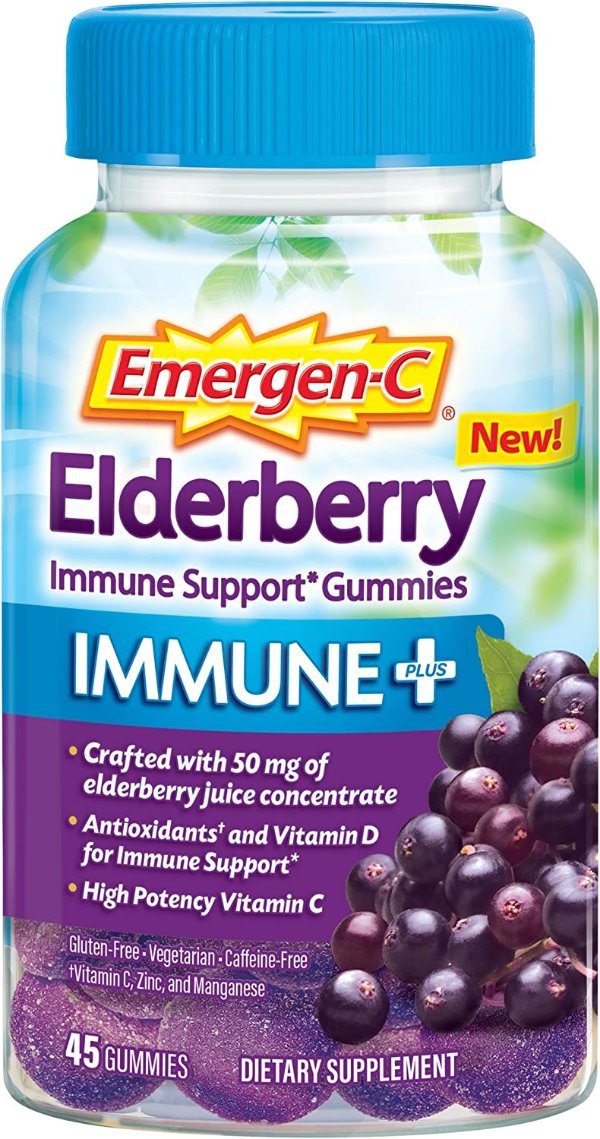 Immune+ Elderberry Gummies, 750 mg 45 Count