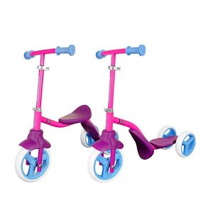 Swagtron K2 Toddler 3 Wheel Scooter & Ride-On Balance Trike