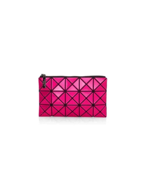 - Embossed Geometric Pouch