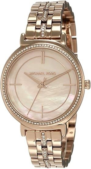 Women's Cinthia Rose Gold-Tone Watch MK3643