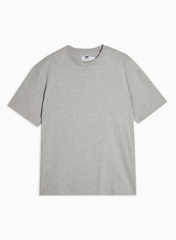 Grey Marl Oversized T-Shirt