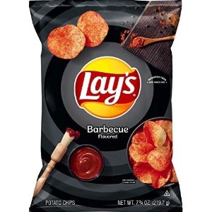 Lay's Potato Chips, Barbecue Flavor, 7.75oz Bag