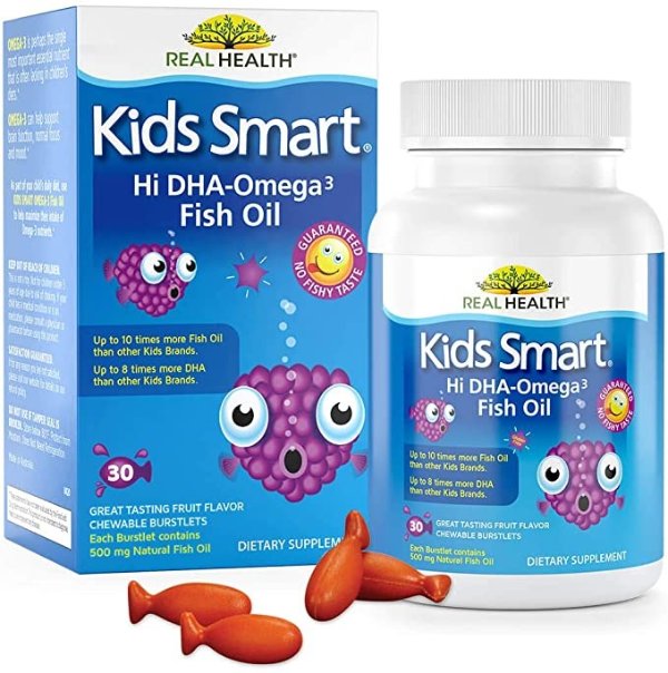 Health Bioglan Kids Smart Omega 3 Fish Oil, 30 Chewable Burstlets
