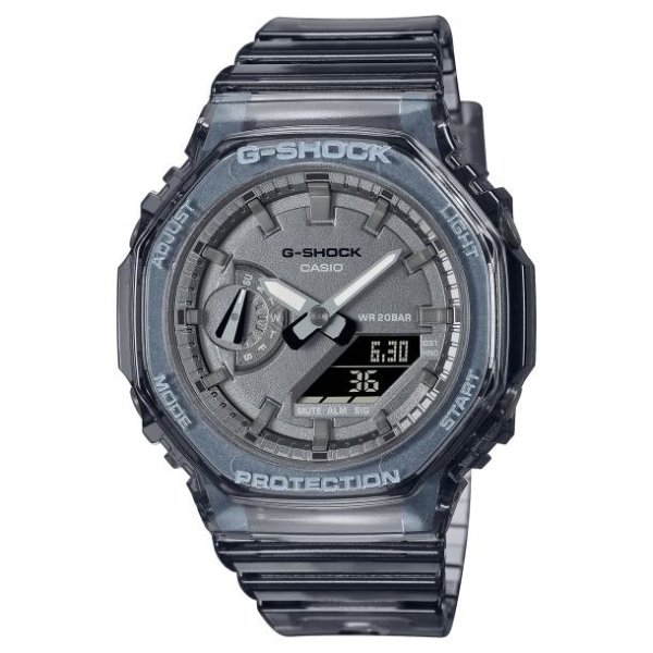 GMA-S2100SK-1A 模拟数字半透明手表