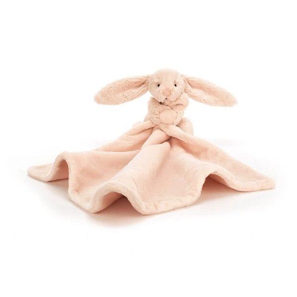 粉色邦尼兔安抚巾