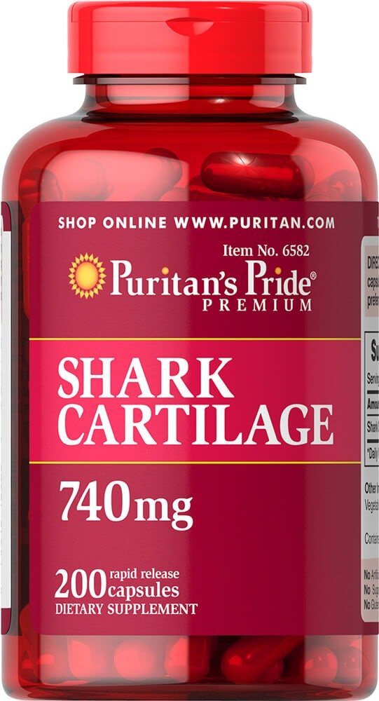 Shark Cartilage 740 mg 200 Capsules | Puritan's Pride