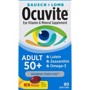 Bausch + Lomb博士伦 中老年护眼叶黄素护眼胶囊 90粒